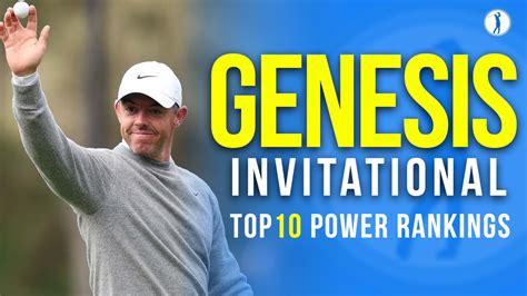 Power Rankings: The Genesis Invitational .